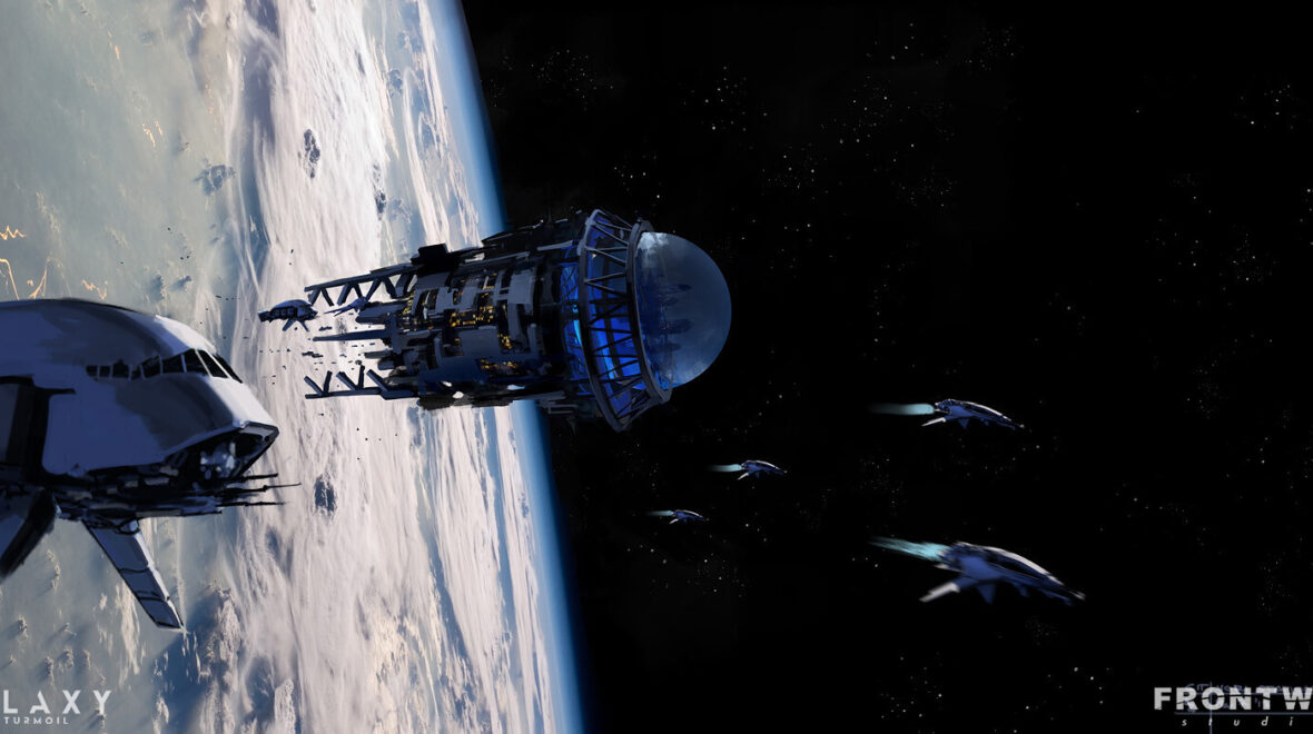 Galaxy In Turmoil